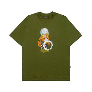 Camiseta Mad Enlatados Madson Alien Verde