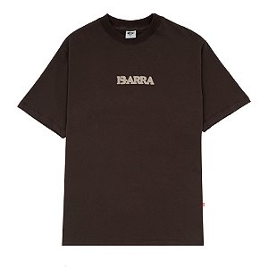 Camiseta Barra Crew Barra Textura Marrom
