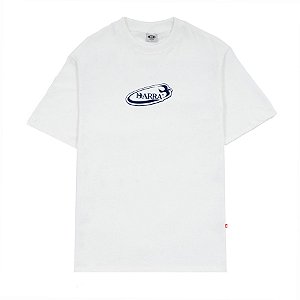 Camiseta Barra Crew Logotipo Branca