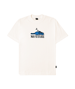 Camiseta No Future Blue Cat Off White