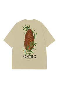 Camiseta Sopro Reach Pine Bege
