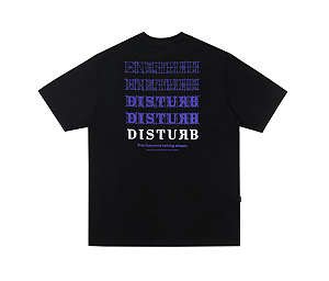 Camiseta Disturb Future Logo Preta