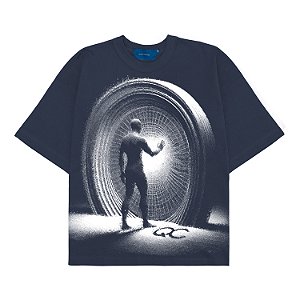 Camiseta Quadro Creations Mr. Door Azul