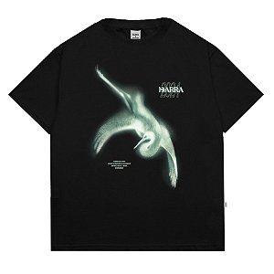 Camiseta Barra Crew Ahlma Espectro Preta