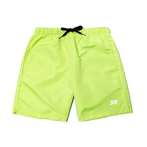 Shorts $treet Busines$ "$B Reflective" Verde Neon