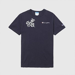 Camiseta Sufgang x Champion Stars 3M Heritage Navy Blue