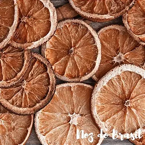 Laranja Desidratada em Rodelas com Casca (50g)