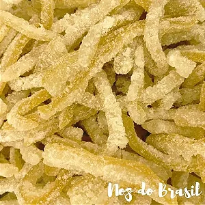Laranja Cristalizada Tiras - 100g (Noz do Brasil)
