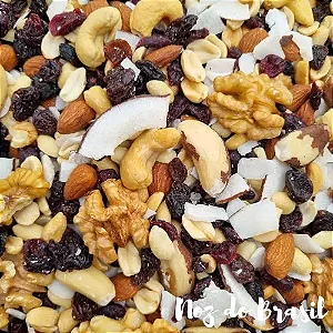 Mix Premium de Castanhas Sem Sal Com Frutas (500g)
