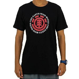Camiseta Element Seal -  Preta