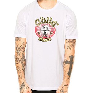 Camiseta Child Skates 3 Colors - Branca