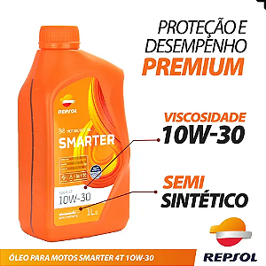 Óleo Repsol 4T Smarter Semi-Sintético10w30