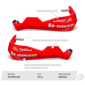 Protetor de Mão Integral Universal Biker Scudo