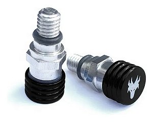 Válvula de Ar Suspensão Wp/Marzocchi 4mm Red Dragon Preta