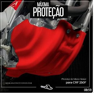 Protetor Carter / Link de Suspensão Crf 250 F
