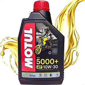 Óleo Motul 4T 5000+ Semi-Sintético 10W30
