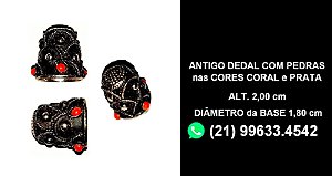 DEDAL ANTIGO- COM PEDRAS-PERFEITO