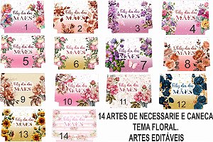 14 artes para o Dia das Mães de Nécessaire e Caneca