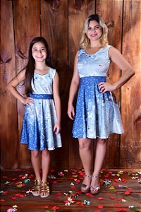 Vestido Mãe e Filha - Beleza Celeste