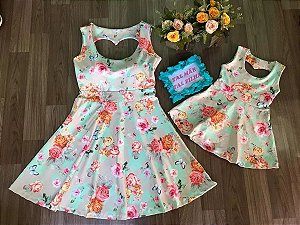 Vestido Mãe e Filha - Jardim da Infância