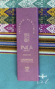 Incenso Natural de Lavanda - Inca Aromas - 4 Varetas