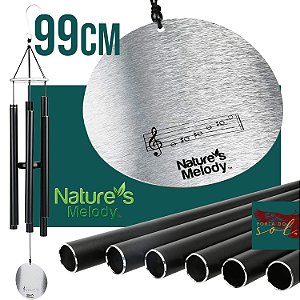Sino Dos Ventos / Mensageiro dos Ventos - Nature's Melody - 99cm - At36bk - Metal