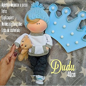 Apostila digital Boneco Dudu 40cm