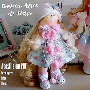 Apostila digital Boneca Alice de 30cm