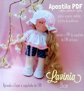Apostila digital Boneca Lavínia 35cm