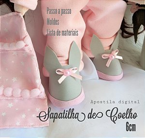 Apostila digital sapatilha de coelho
