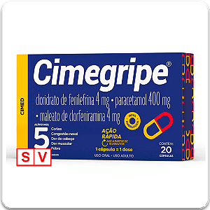 Cimegripe com 20 Cápsulas