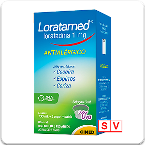 Loratamed 1Mg (Loratadina) Xarope Com 100ML