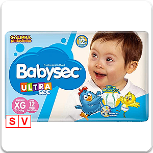 Fralda Babysec Ultrasec Jumbinho XG 12 Unidades