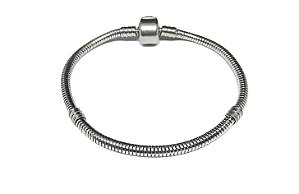 Pulseira para berloque 19cm - Aço Inox