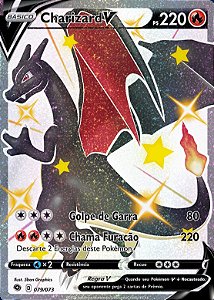 Carta Pokémon Charizard V Full Art Espada E Escudo