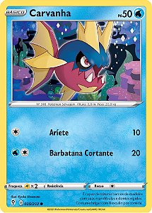 Carvanha (35/203) - Carta Avulsa Pokemon