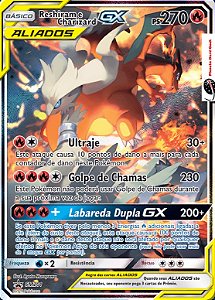 Kit Aliados: Reshiram E Charizard Gx + Pikachu E Zekrom Gx