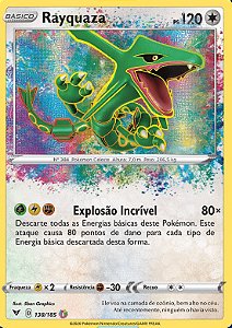 Carta Pokémon Lendário Mega Rayquaza Ex Celebrações