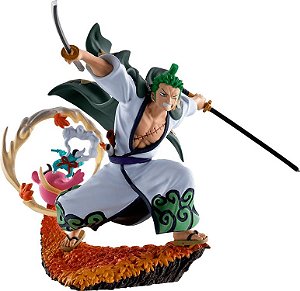 Roronoa Zoro - (Wano Logbox Re Birth) 5cm - Miniatura Colecionável One Piece