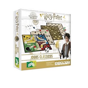 Jogos Clássicos de Tabuleiro Harry Potter - 5 jogos