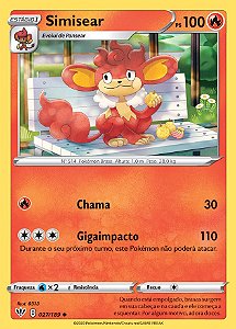Simisear (27/189) - Carta Avulsa Pokemon