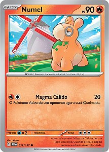 Numel (031/197) - Carta Avulsa Pokemon