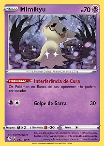 Mimikyu (81/189) - Carta Avulsa Pokemon