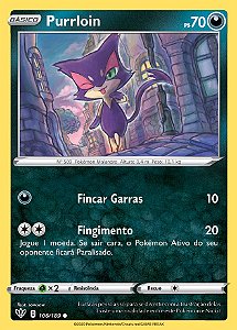 Purrloin (106/189) REV FOIL - Carta Avulsa Pokemon