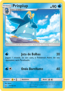 Prinplup (33/156) - Carta Avulsa Pokemon