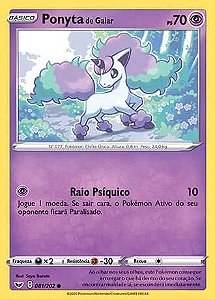 Ponyta de Galar / Galarian Ponyta (81/202) - Carta Avulsa Pokemon