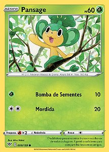 Pansage (6/189) - Carta Avulsa Pokemon