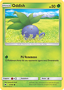 Oddish (4/147) - Carta Avulsa Pokemon