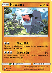 Nosepass (106/236) - Carta Avulsa Pokemon