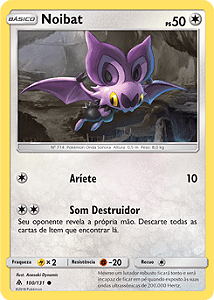 Noibat (100/131) - Carta Avulsa Pokemon